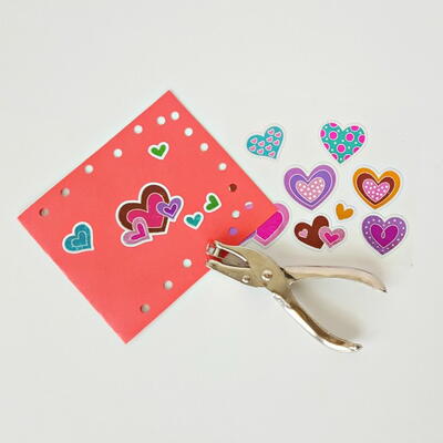 Easy Valentine Card Preschool Craft