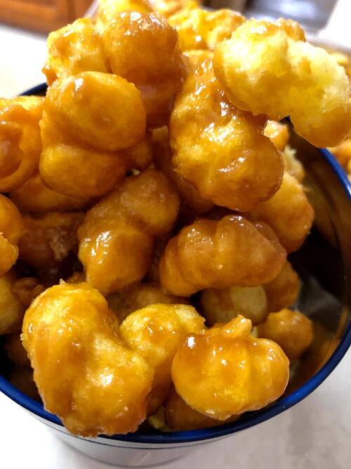 Caramel Coated Puff Corn