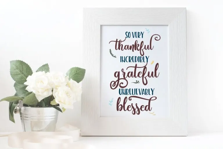 Grateful Thankful Blessed Wall Art | FaveCrafts.com