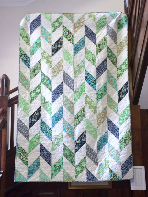 Daisy Chain Strip Quilt Tutorial