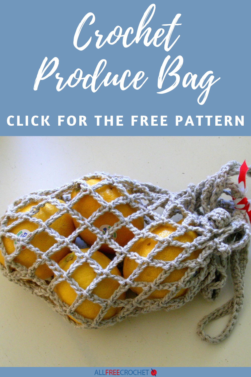 How to crochet a market bag - free pattern 