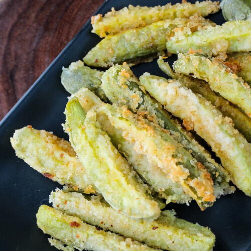 Fried Pickle Spears | AllFreeCopycatRecipes.com