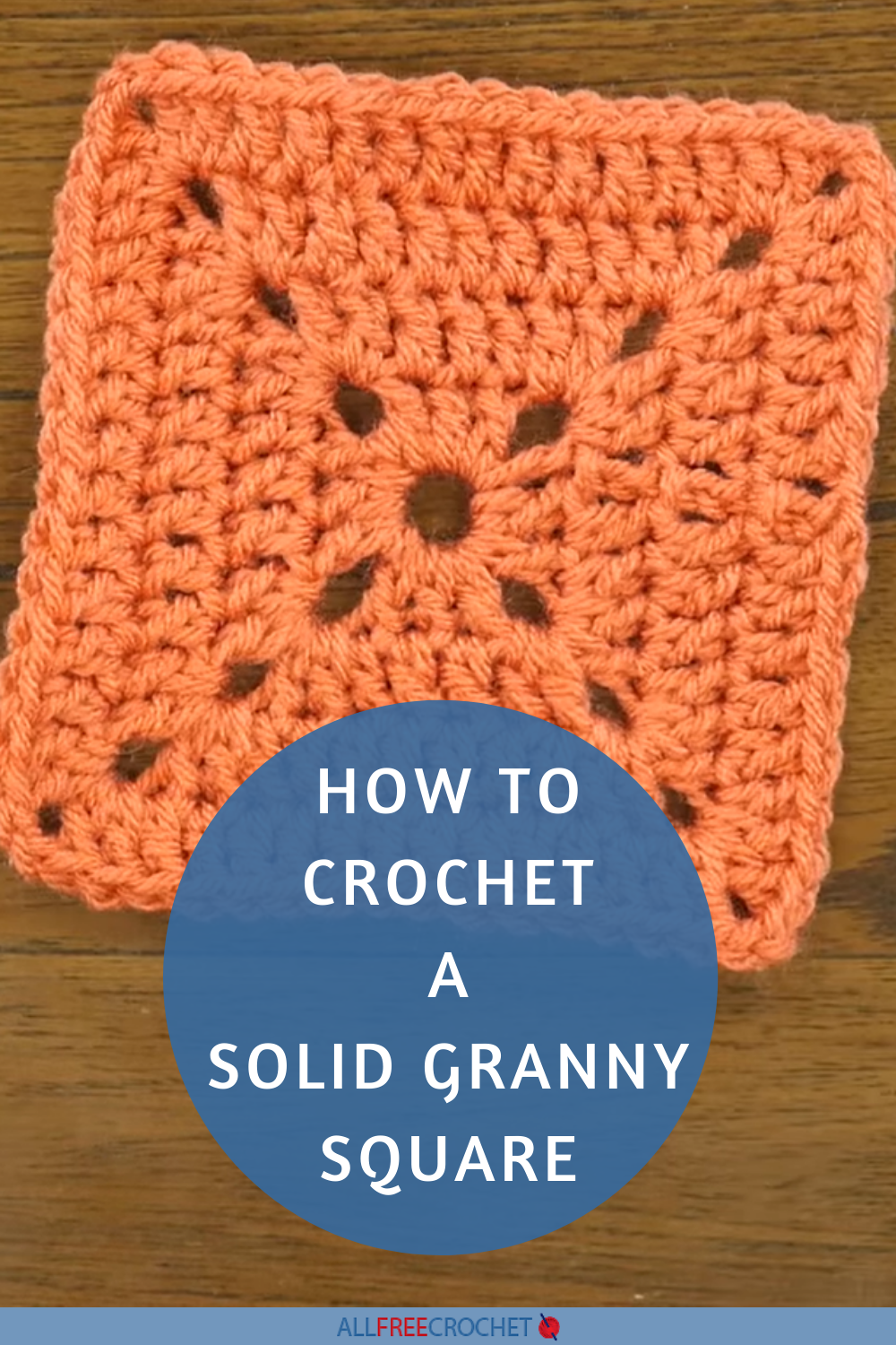 How to Crochet a Solid Granny Square for Beginners | AllFreeCrochet.com