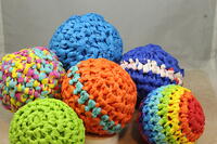 Fun Plarn Ball | AllFreeCrochet.com