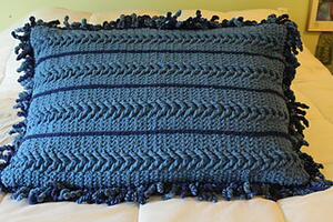 Recycle Crochet Floor Pillow