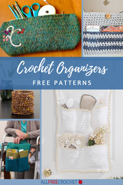 Crochet Storage Ideas: 21 Crochet Organizer Patterns | AllFreeCrochet.com
