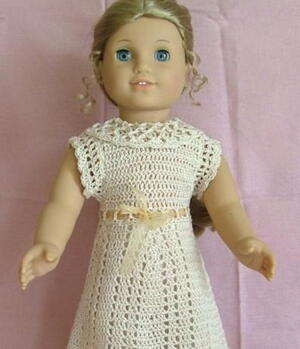 American Girl Doll Lace Summer Dress