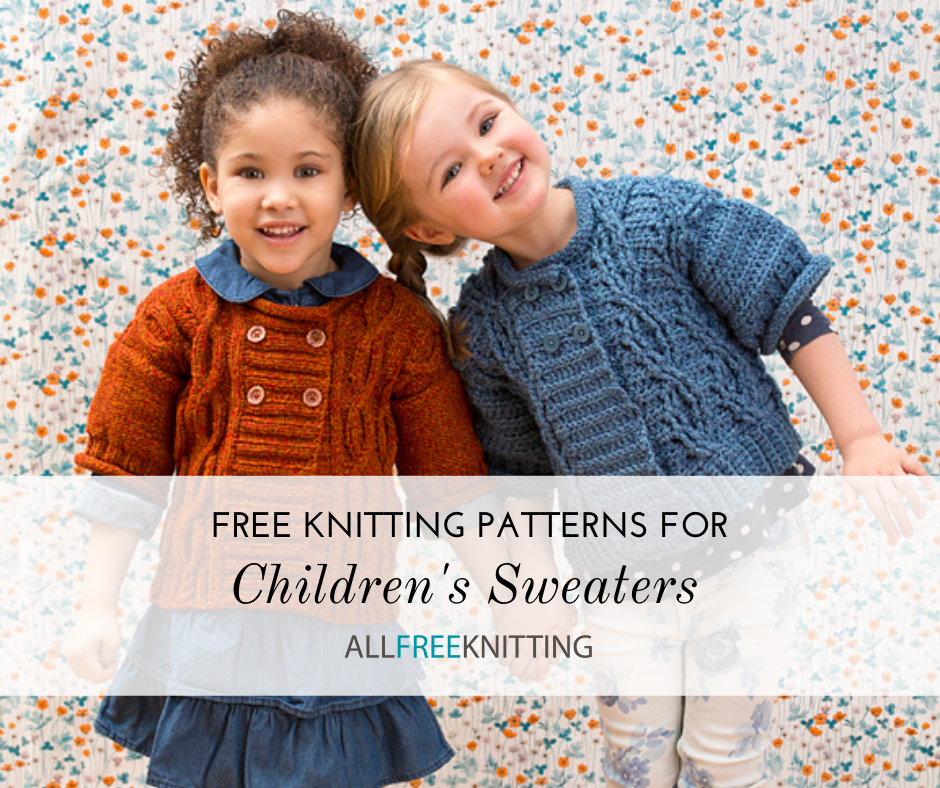 47+ free knitting patterns for children's sweaters - StewartHarlan