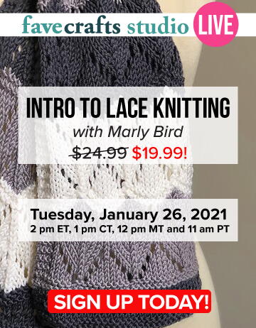 Intro to Lace Knitting with Marly Bird