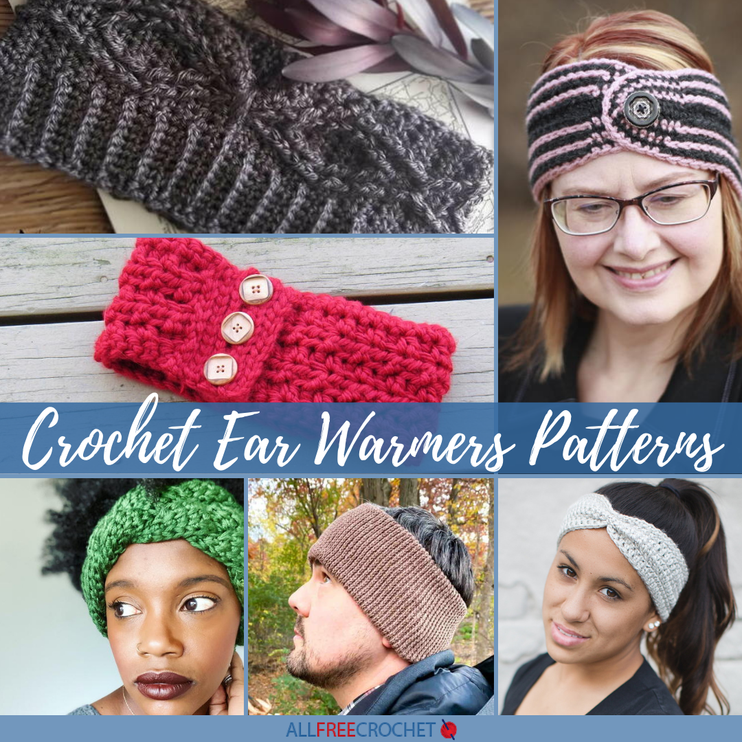 Colorful and Cozy Crochet Ear Warmers with Free Patterns - Your