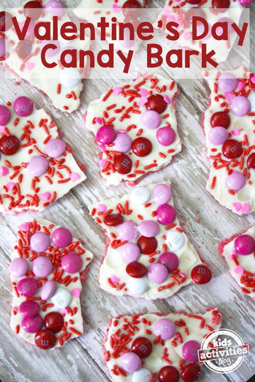 Valentines Day Candy Bark Recipe