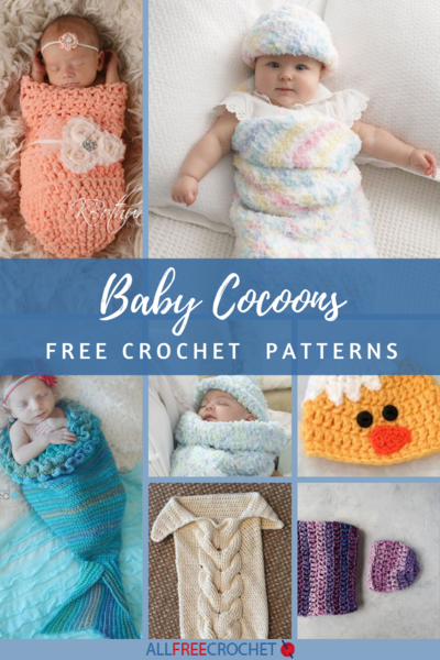 Crochet Baby Cocoon Patterns | AllFreeCrochet.com