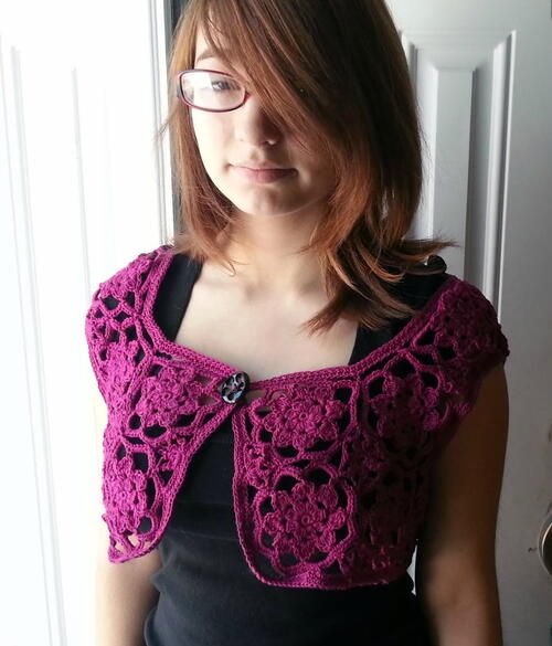 Light as a Feather Crochet Shrug