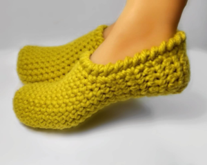 Goldie Crochet Slippers