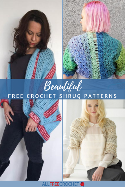 42 Free Crochet Shrug Patterns (Beginner + Easy!)