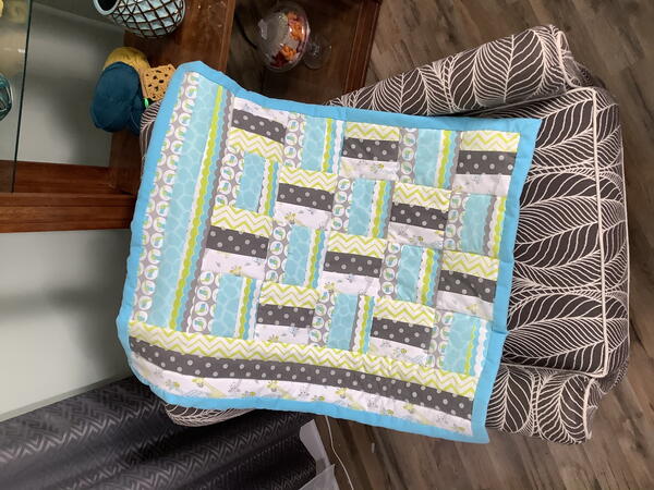 Giraffe And Friends Easy Baby Quilt From A Jelly Roll