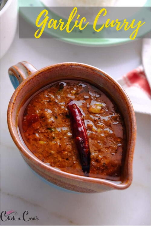Garlic Curry Recipe (poondu Kuzhambu)