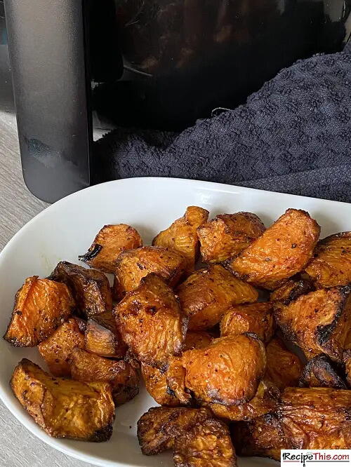 Air Fryer Sweet Potato Cubes | RecipeLion.com