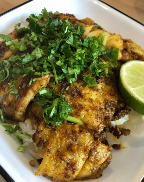 Low-carb And Gluten-free Tandoori Fish