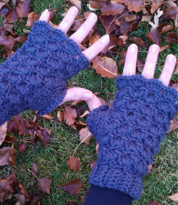 Playful Fingerless Gloves