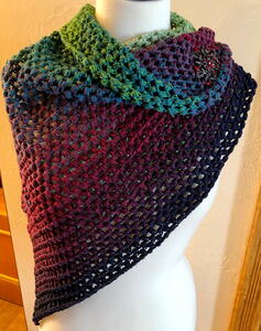 Serendipity Asymmetrical Shawl | FaveCrafts.com