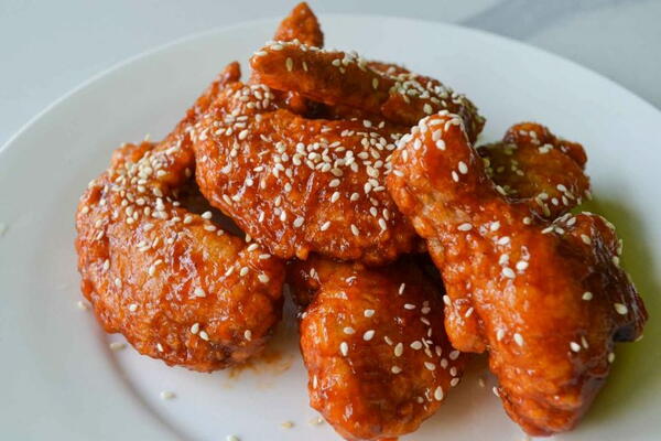 Korean Spicy Chicken Wings