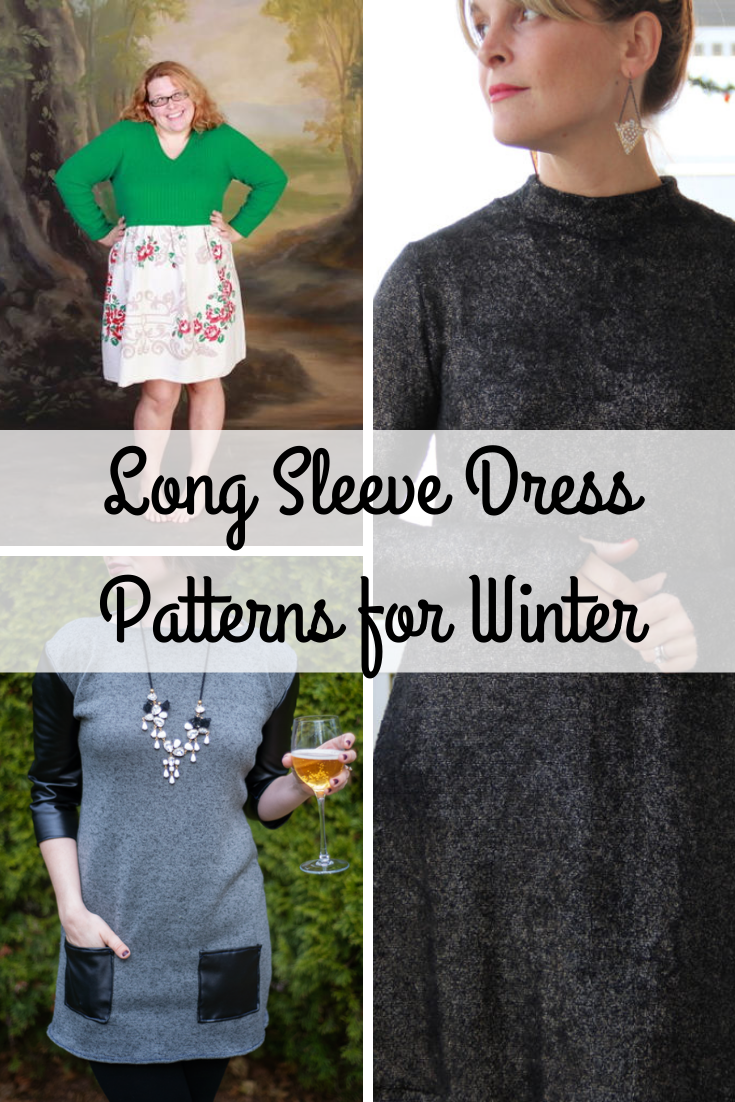 9 Long Sleeve Dress Patterns for Winter
