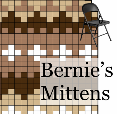 Bernie-Inspired Knit Mittens Pattern