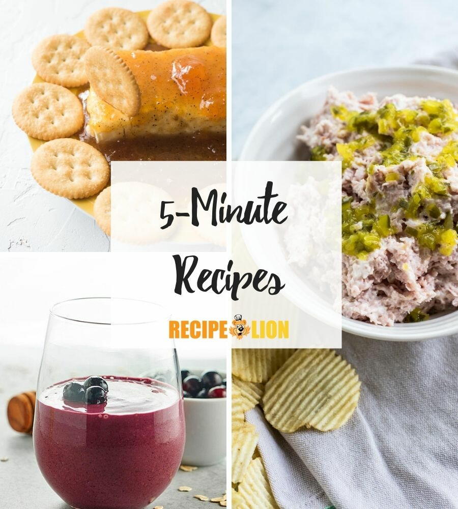 27 Simple 5 Minute Recipes Recipelion Com