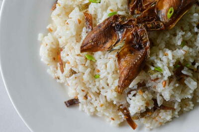 Rabbit Fish (danggit) Fried Rice
