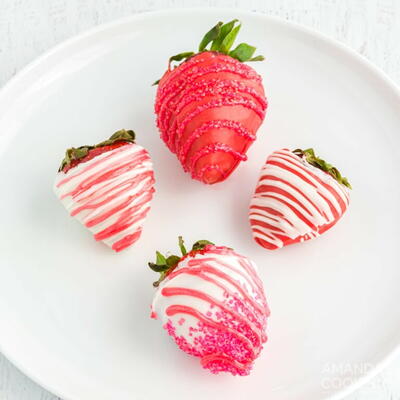 Valentine Chocolate Covered Strawberries