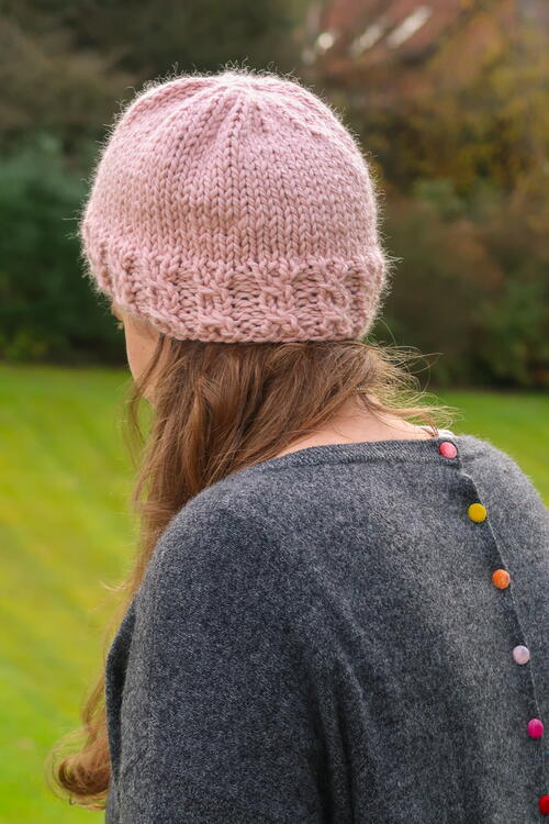 Cable Rib Hat