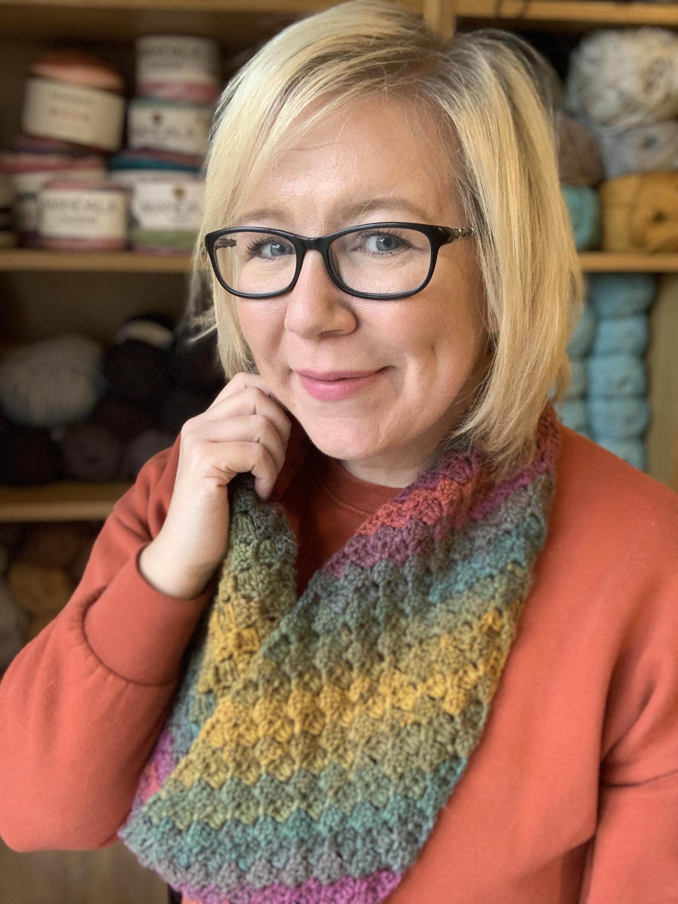 Easy C2c Scarf | AllFreeCrochet.com