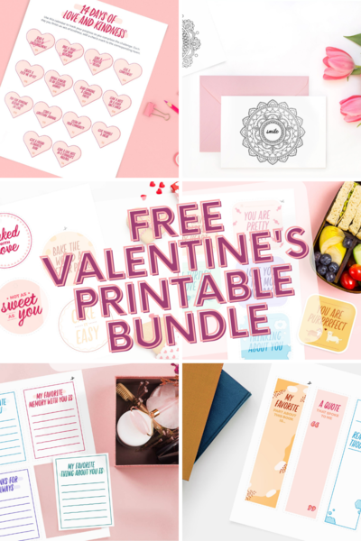 Free Valentine Printable Bundle - 14 Random Acts Of Kindness