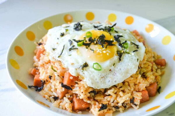 Spam Kimchi Fried Rice