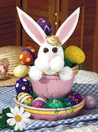 Fun Easter Bunny Pot | FaveCrafts.com