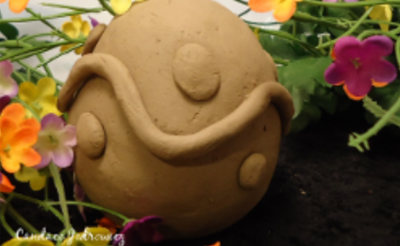 Clay Garden Easter Egg