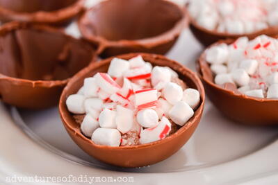 Hot Chocolate Bombs With Marshmallows