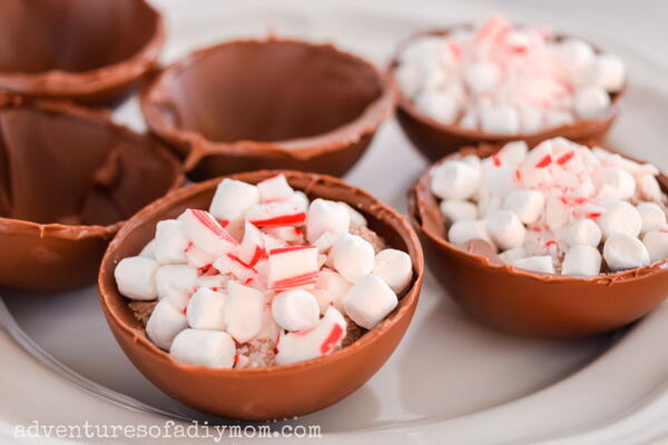 Hot Chocolate Bombs With Marshmallows