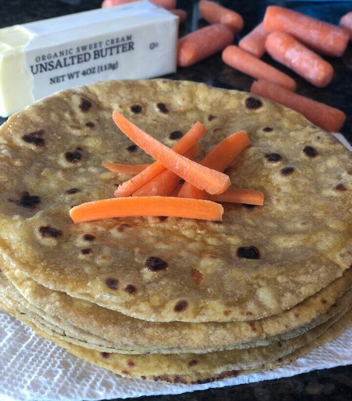 Carrot Roti | RecipeLion.com