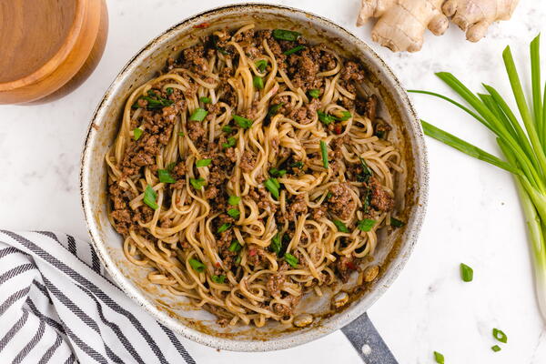 Mongolian Beef and Noodles