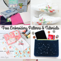 35+ Free Embroidery Patterns and Tutorials