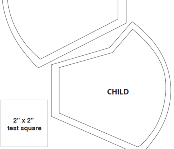 Face Mask Template PDF - Style C