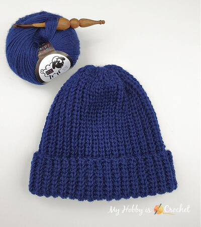 Fisherman's Rib Crochet Hat