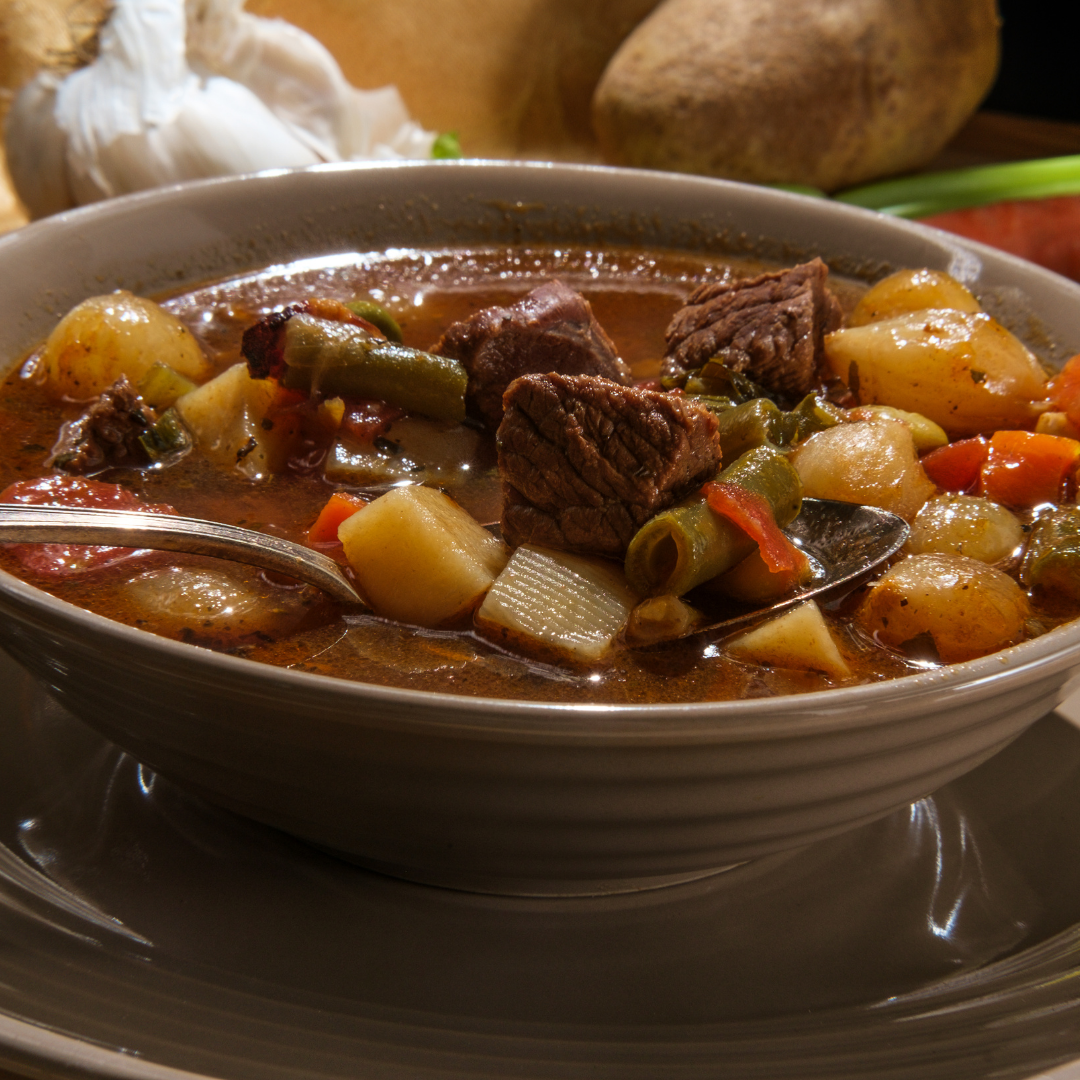 Vegetable Beef Soup | AllFreeSlowCookerRecipes.com