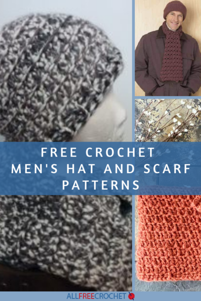 Free Crochet Mens Hat and Scarf Patterns