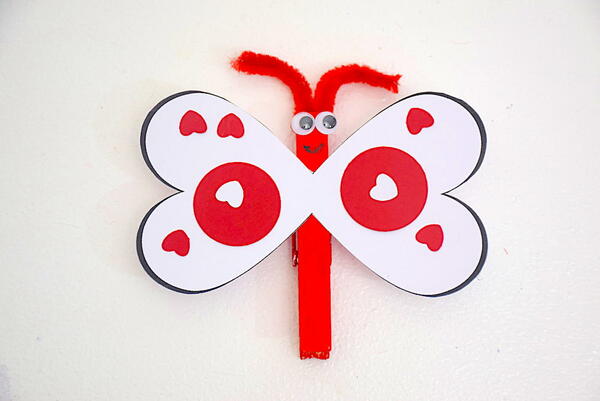 Butterfly Craft With Clothes Peg