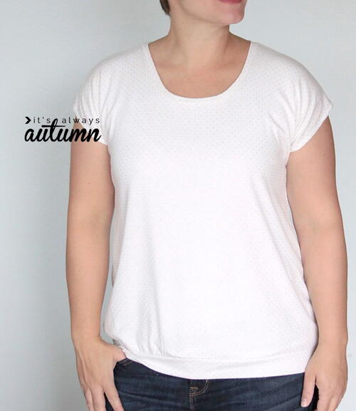 The Easiest Tee Shirt Ever | AllFreeSewing.com