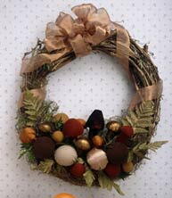 Fall Into Season With This Fantasy Mushroom Basket & Wreath