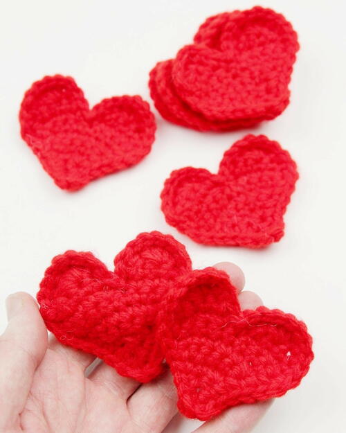 Quick And Easy Crochet Heart Pattern